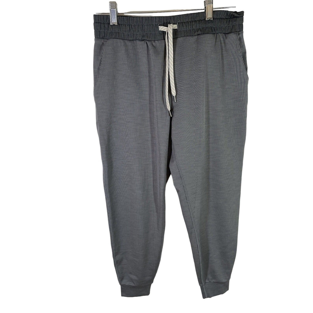 Vuori The Rise The Shine Gray Joggers Pockets Drawstring Sz Small
